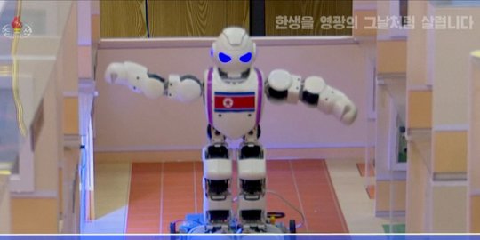 Robot Bantu Pelajar Korea Utara Belajar di Kelas