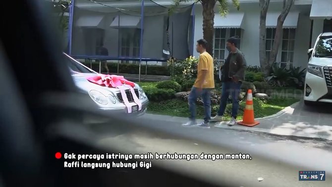 pria ngaku mantan nagita datang ke rumah raffi ahmad