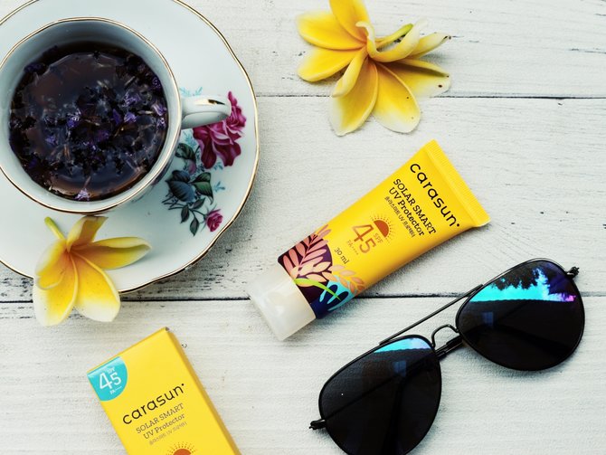 sunscreen dengan formula ringan