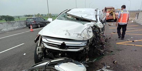 Hasil Olah TKP Sementara, Mobil Vanessa Diperkirakan Melaju di Atas 100 Km/Jam