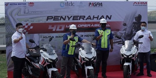 Honda ADV150 Jadi Skutik Resmi Balapan WSBK di Sirkuit Mandalika