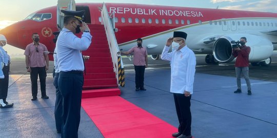 Bertolak ke Papua, Wapres Ma'ruf Amin akan Buka Peparnas XVI Tahun 2021