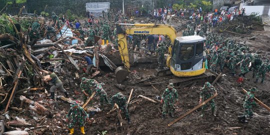 Aksi Penanganan Dampak Banjir Bandang di Kota Batu