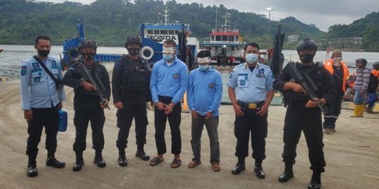 Dua Napi Mantan Pegawai Lapas di Kalsel Dipindah ke Nusakambangan