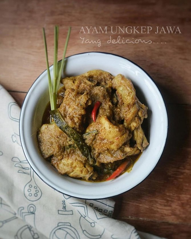 ayam ungkep jawa