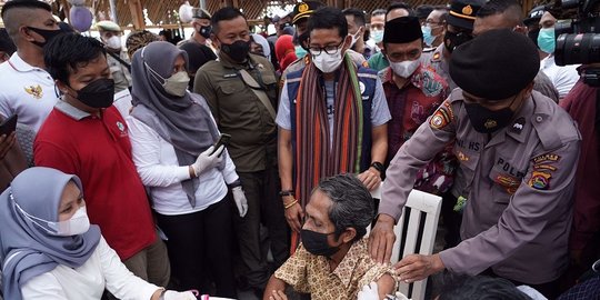 Sandiaga Uno Bersama RKS Lombok Gelar Vaksinasi, 500 Dosis Disediakan