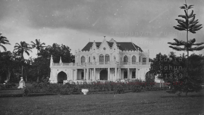 rumah raden saleh yang kurang terawat