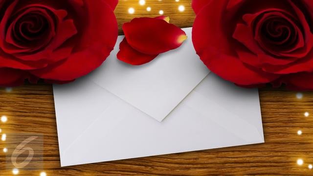 ilustrasi surat cinta