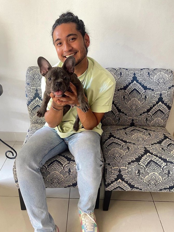 intip momen giorgino abraham 039love story the series039 main bareng anjingnya