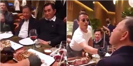 Netizen Vietnam Marah karena Video Menteri Makan Steak Berdaun Emas