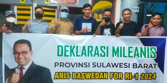 Deklarasi Mileanis, Anak Muda di Mamuju Dukung Anies Baswedan Maju di Pilpres