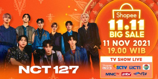 NCT 127 Jadi Bintang Utama Shopee 11.11 Big Sale TV Show, NCTzens Wajib Merapat