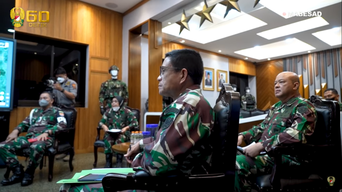 jenderal tni andika kesal sampai gebrak meja