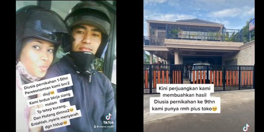 Pasangan Inspiratif, Hidup Bersama Sejak Nol, Modal 6 Gamis Bisa Sukses Miliki Istana