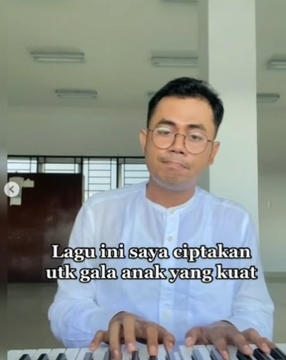 bikin merinding pria ini ciptakan lagu indah untuk gala putra vanessa angel
