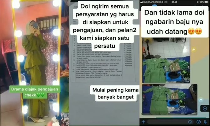 wanita ini pusing siapkan syarat pengajuan nikah sama tni