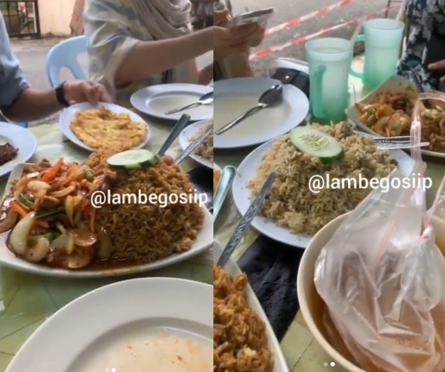 rombongan ini kaget porsi makanannya bikin ngelus dada