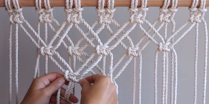 Makrame adalah Kerajinan Mengikat Tali, Berikut Jenisnya yang Estetik