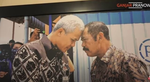 ganjar pranowo adu jidat dengan fx rudyatmo