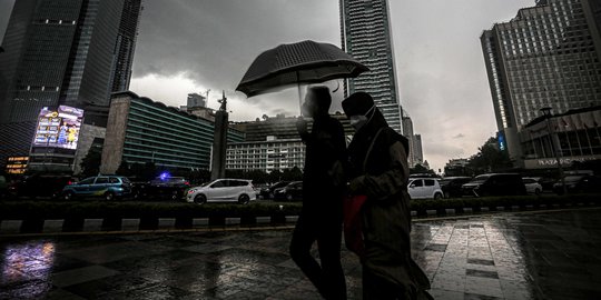 Jakarta Diperkirakan Diguyur Hujan sejak Siang hingga Malam Hari