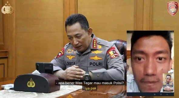 anak petani ini langsung ditelepon kapolri diwujudkan impiannya