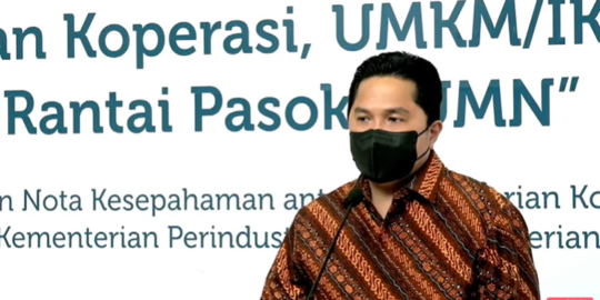 erick thohir beri tanggapan soal dugaan kampanye di mesin atm