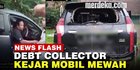 VIDEO: Aksi Debt Collector Kejar Pengemudi Mobil Mewah Hingga Terlibat Kecelakaan