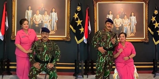 Romantisnya Kabareskrim Komjen Agus Andrianto saat Foto Berdua Istri