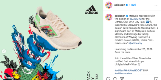 Akun Instagram Adidas Diserbu Warganet, Gara-gara sebut Wayang Kulit dari Malaysia