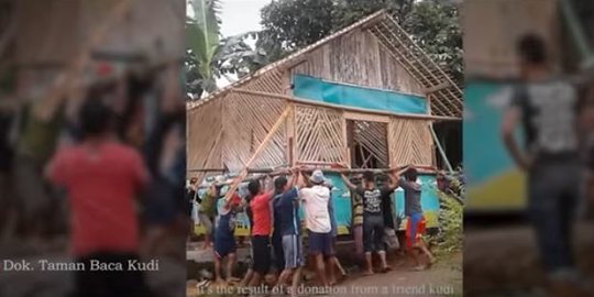 Dibangun dari Budaya Gotong Royong, Ini Kisah Inspirasi Taman Baca Kudi di Banyumas