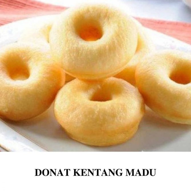 kentang donat madu