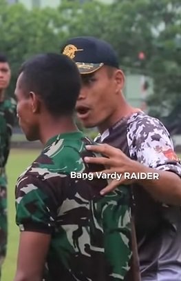 anggota tni disuruh tunjukkan muka garang gagal langsung ditampar pelatih