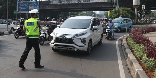 5.131 Kendaraan Ditilang Selama 19 Hari Ganjil Genap