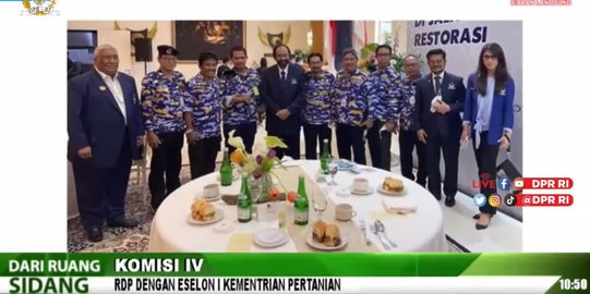 Pejabat Kementan Pakai Loreng Biru NasDem, Anggota DPR Ingatkan ASN Tak Berpolitik