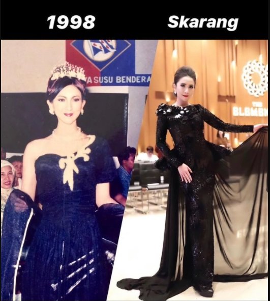 gaya ibu kombes cantik saat beli kue cubit penampilannya sederhana curi perhatian
