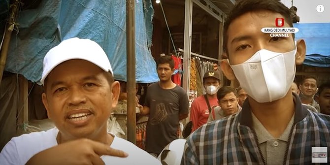 dedi mulyadi murka tak terima di kritik mahasiswa saat bersih bersih pasar