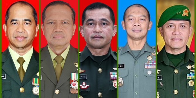 Daftar Perwira Tinggi TNI Calon Kuat Pangkostrad Pengganti Jenderal Dudung