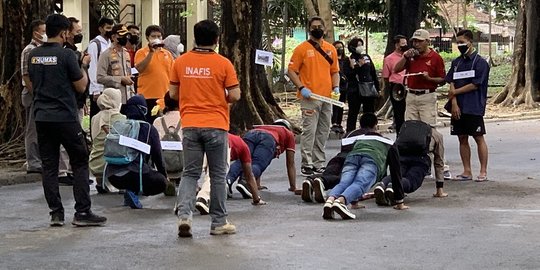 Polisi Gelar Rekonstruksi Tewasnya Peserta Diklatsar Menwa UNS, 2 Tersangka Hadir