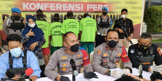 Polisi Ringkus 4 Orang Kurir Sabu 9,4 Kg di Lhokseumawe