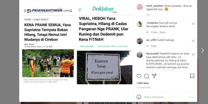 viral pria di sumedang ditemukan usai hilang di cadas pangeran