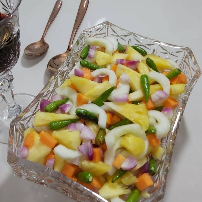 7 resep acar nanas segar cocok untuk camilan atau makanan pendamping