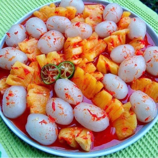 7 resep acar nanas segar cocok untuk camilan atau makanan pendamping