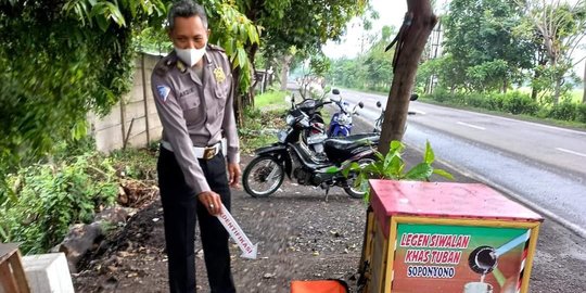 Bayi Perempuan dan Secarik Kertas Ditemukan Warga Sidoarjo di Lapak Penjual Es