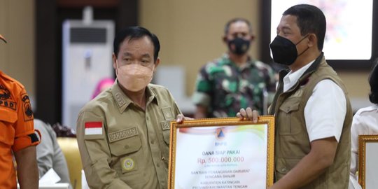 BNPB Beri Bantuan Rp1,5 Miliar untuk Penanganan Banjir Kalimantan Tengah