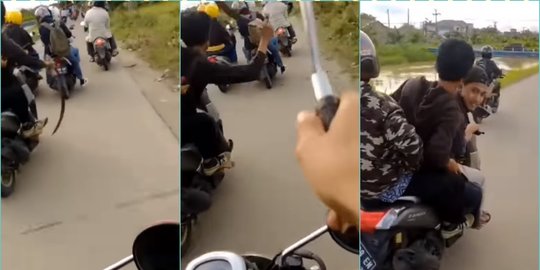 Viral Pelajar di Banten 'Nenteng' Clurit Sembari Bawa Motor Resahkan Masyarakat