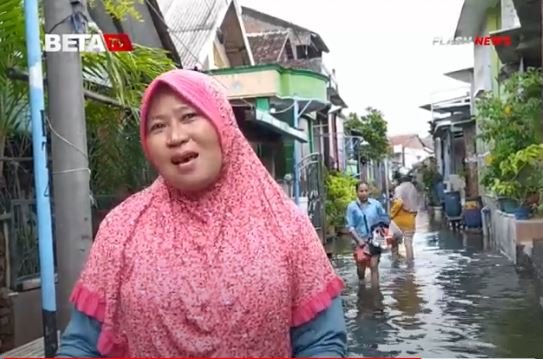 banjir rob di kota semarang