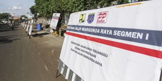 Trotoar Jl Margonda Raya Direvitalisasi Habiskan Dana Rp2,5 Miliar