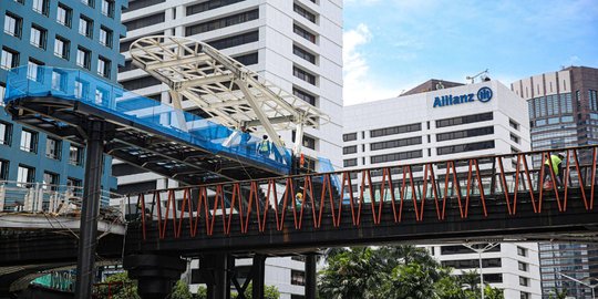 Progres Revitalisasi JPO Sudirman