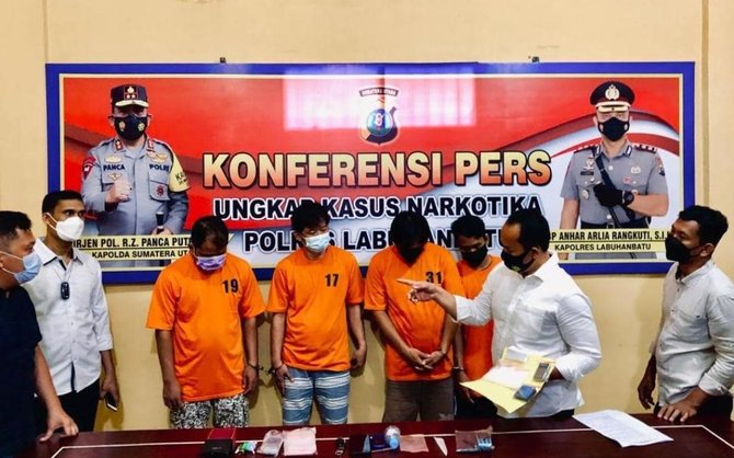 polisi ungkap jaringan narkoba sumut aceh pelaku terancam hukuman mati