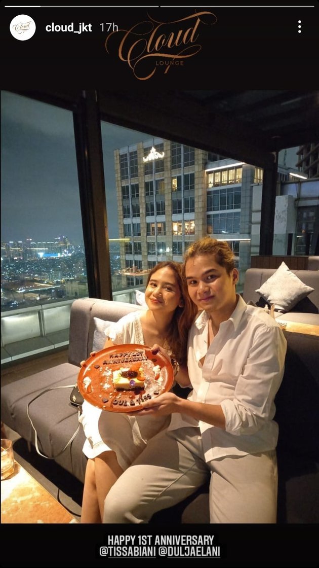 rayakan setahun jadian ini 4 momen dinner romantis dul jaelani amp tissa biani